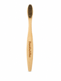 BambooVibe Kids Bamboo Toothbrush – C Curve Handle with Charcoal Infused Soft Bristles
